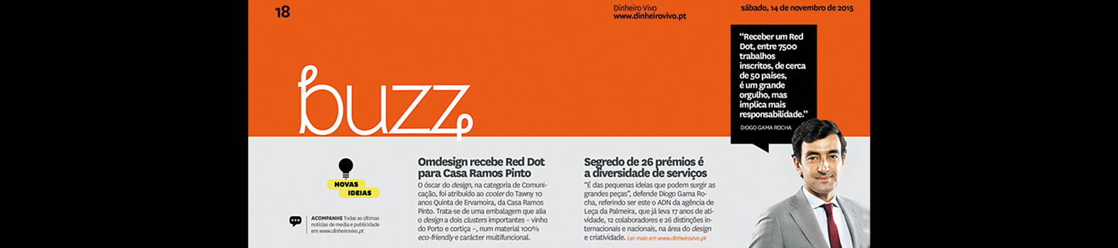 Omdesign wins a Red Dot to Ramos Pinto