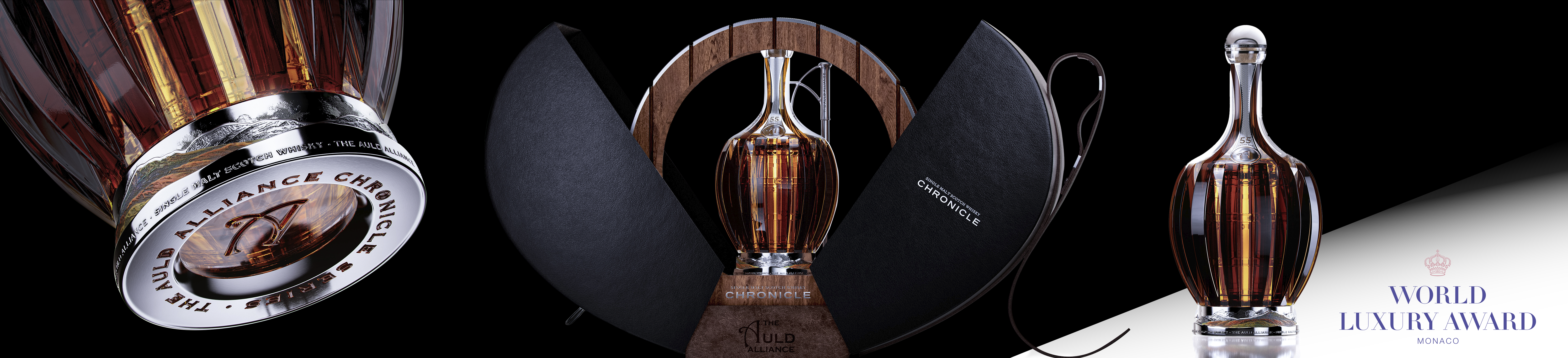 Chronicle Whisky conquistou um World Luxury Award para a Omdesign