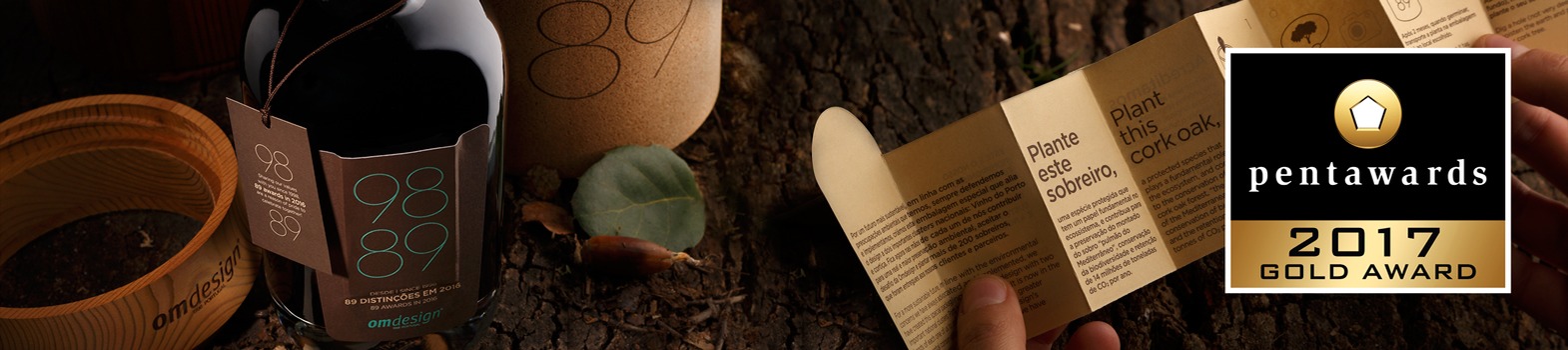 Ouro para a Omdesign no Pentawards