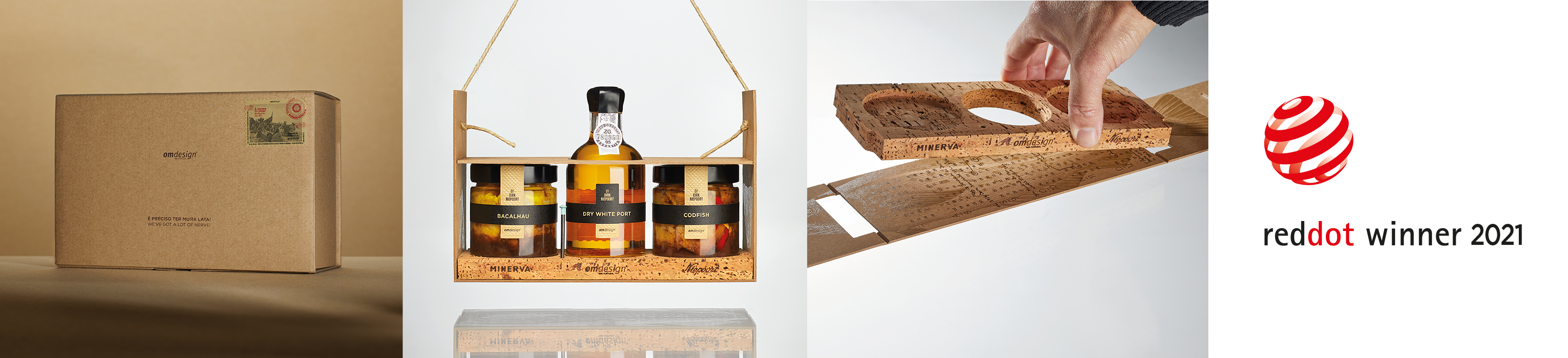 Omdesign wins Red Dot with a self-promotion packaging